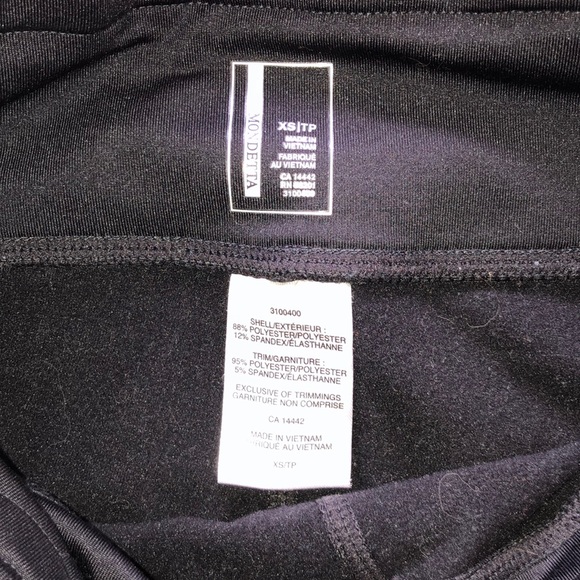 Fleece lined black leggings - Picture 3 of 4